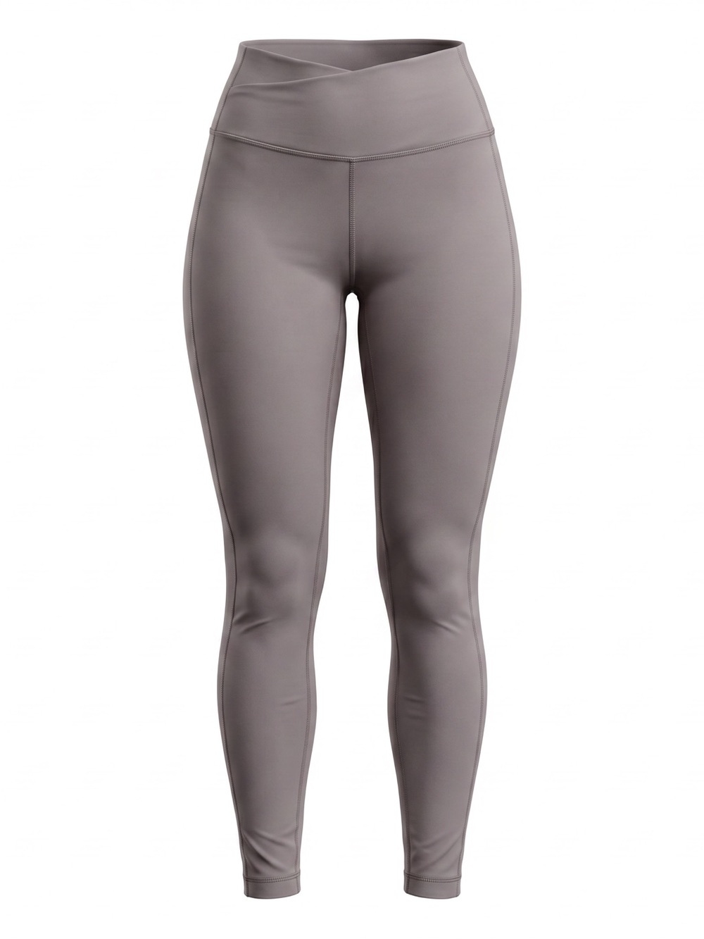 lululemon athletica High-Rise Crossover Waist Leggings - Taupe